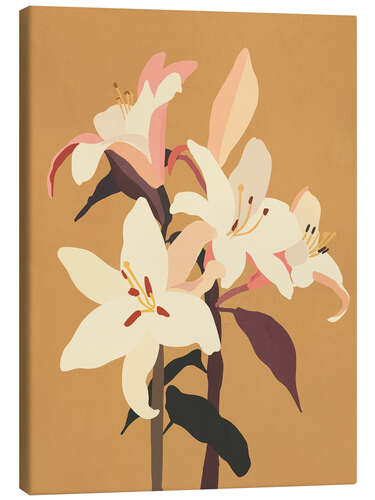 Canvas print White Lilies