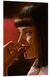 Tableau en verre acrylique Mia Wallace