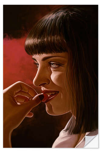 Vinilo para la pared Mia Wallace