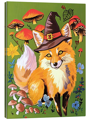 Canvas print The Fox is a Witch