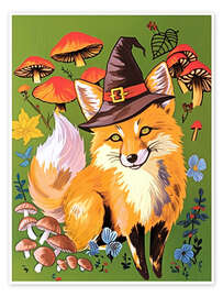 Wall print The Fox is a Witch - Taika Tori