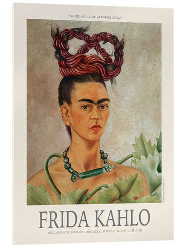 Acrylic print Self-Portrait With Braid, 1941 II