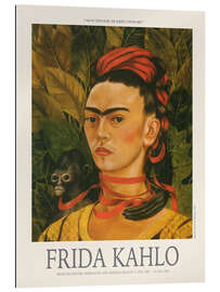 Tableau en plexi-alu Self-Portrait With Monkey, 1940 II