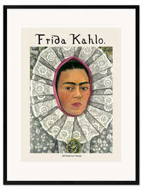 Gerahmter Kunstdruck Self Portrait as a Tehuana