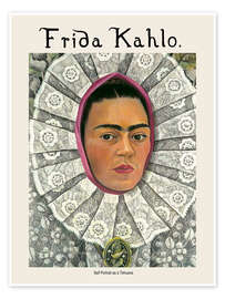 Wall print Self Portrait as a Tehuana II - Frida Kahlo