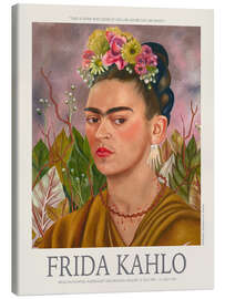 Canvas print Self-Portrait, Dedicated to Dr. Eloesser II - Frida Kahlo