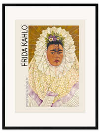 Gerahmter Kunstdruck Selbstporträt als Tehuana oder Diego in meinen Gedanken II