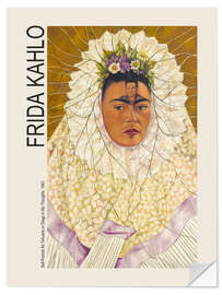 Wandsticker Selbstporträt als Tehuana oder Diego in meinen Gedanken II