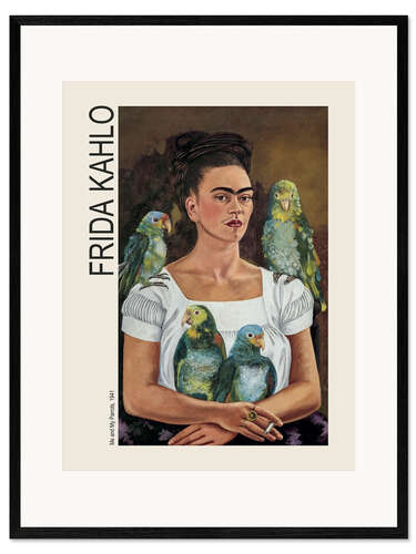 Ingelijste kunstdruk Me and My Parrots, 1941 II