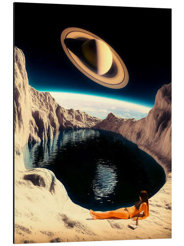 Aluminiumsbilde Moon Pool