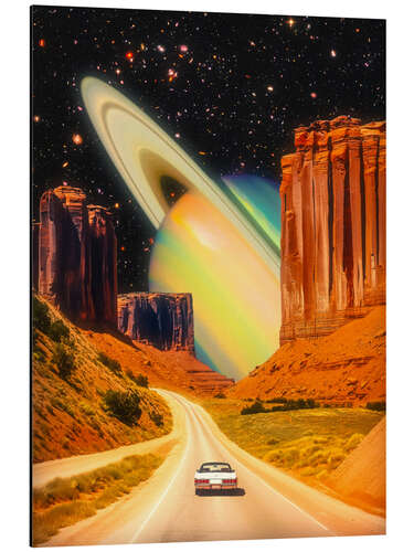 Cuadro de aluminio Road Trip To Saturn
