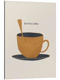 Cuadro de aluminio But First Coffee II - ThingDesign