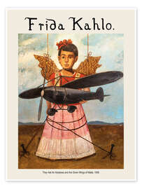 Wall print They Ask for Airplanes and Are Given Wings of Matte, 1938 II - Frida Kahlo