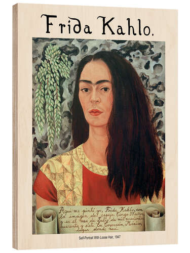 Puutaulu Self-Portrait With Loose Hair, 1947 II