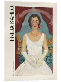 Acrylglasbild Portrait of a Lady in White, 1929