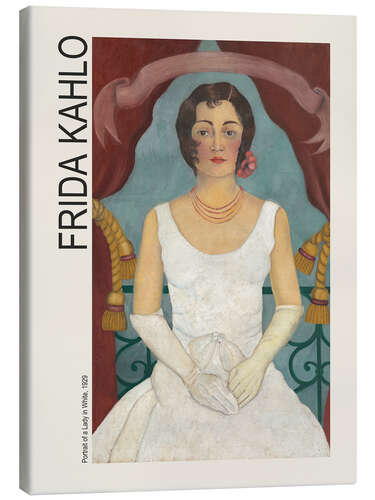 Canvas-taulu Portrait of a Lady in White, 1929 I