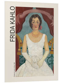 Hartschaumbild Portrait of a Lady in White, 1929