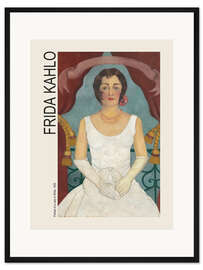 Gerahmter Kunstdruck Portrait of a Lady in White, 1929