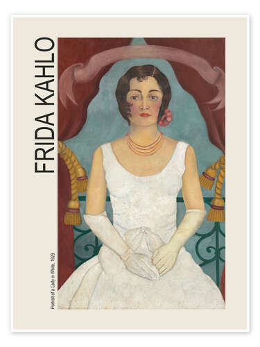 Poster Portrait of a Lady in White, 1929 I