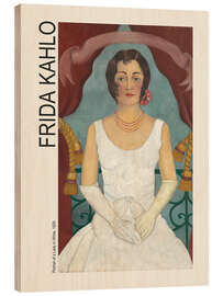 Trebilde Portrait of a Lady in White, 1929 I - Frida Kahlo