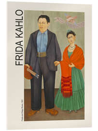Cuadro de metacrilato Frida and Diego Rivera, 1931 II - Frida Kahlo