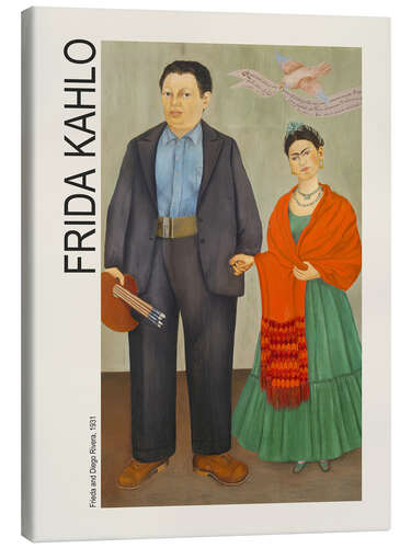 Tableau sur toile Frida and Diego Rivera, 1931 II