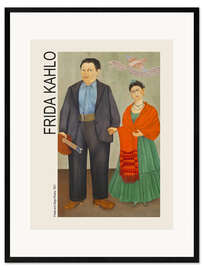 Gerahmter Kunstdruck Frida and Diego Rivera, 1931