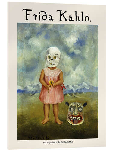 Cuadro de metacrilato She Plays Alone or Girl With Death Mask II