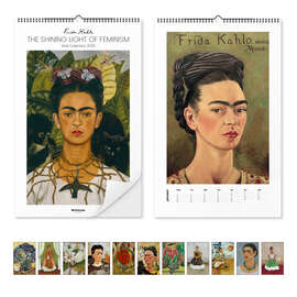 Reprodução Frida Kahlo Art Calendar 2025 - Frida Kahlo