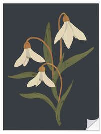 Autocolante decorativo Snowdrops