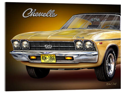 Akrylbillede Chevelle 1969