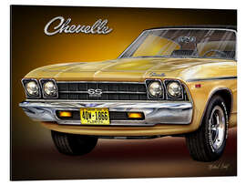 Tableau en aluminium Chevelle 1969 - Michael Fishel