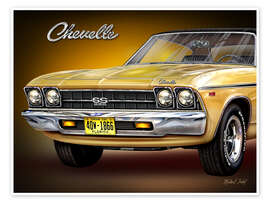 Reprodução Chevelle 1969 - Michael Fishel