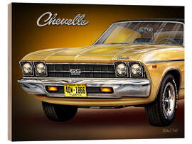 Cuadro de madera Chevelle 1969 - Michael Fishel