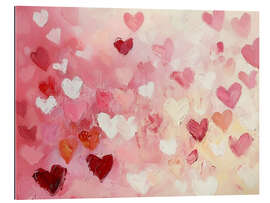 Gallery print Red and Pink Hearts on Valentine's Day II