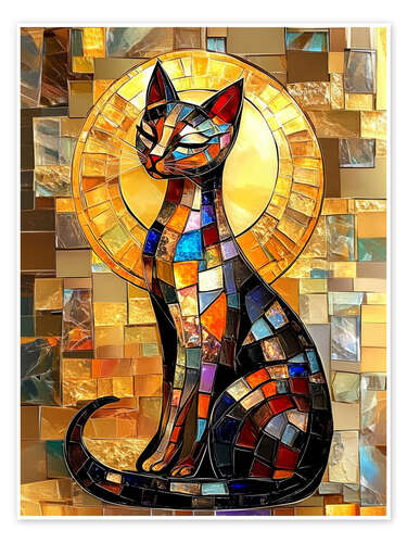 Poster Egyptian cat