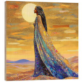 Wood print Guardian spirit