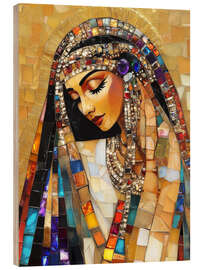 Wood print Her Beauty