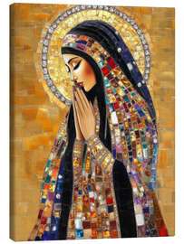 Lienzo Praying Holy Mary with Jewels - DejaReve