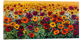 Akrylglastavla Dream flower field