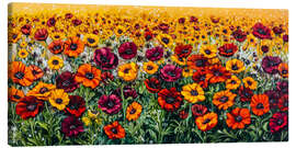Canvas print Dream flower field