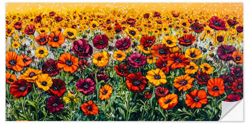 Sisustustarra Dream flower field