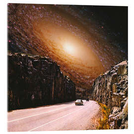 Acrylglasbild Intergalaktischer Highway - Taudalpoi