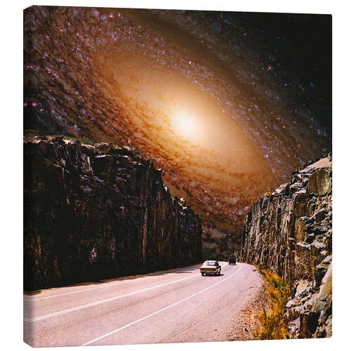 Leinwandbild Intergalaktischer Highway