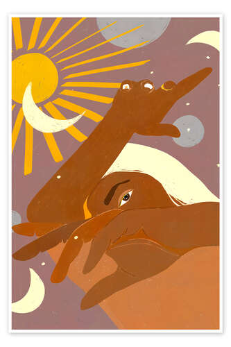 Poster The Moon Dances With Me