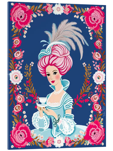 Cuadro de metacrilato Marie Antoinette invites you to tea
