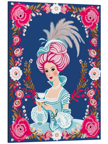 Cuadro de aluminio Marie Antoinette invites you to tea