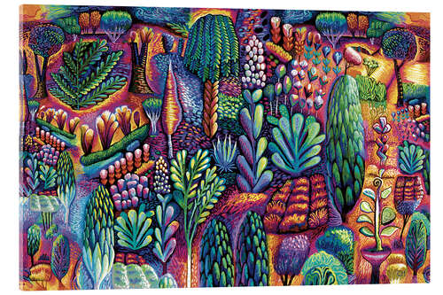 Acrylic print Garden in Santiago