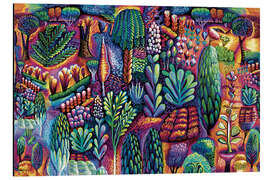 Stampa su alluminio Garden in Santiago - Charles Harker
