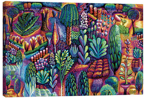 Canvas-taulu Garden in Santiago